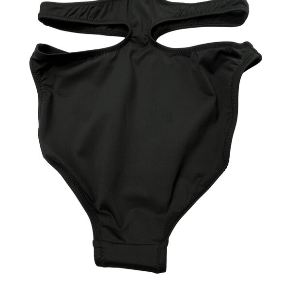 SKIMS Black Cut-Out One Piece Swimsuit - Picture 7 of 12